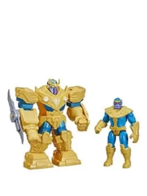 Image of Marvel Avengers Mech Strike 17.5-Cm Action Figure Toy Infinity Mech Suit Thanos And Blade Weapon