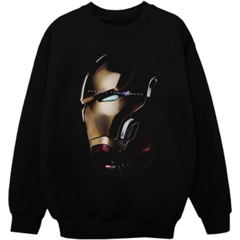 Image of Marvel Avengers Endgame Avenge The Fallen Iron Man Sweatshirt Black male