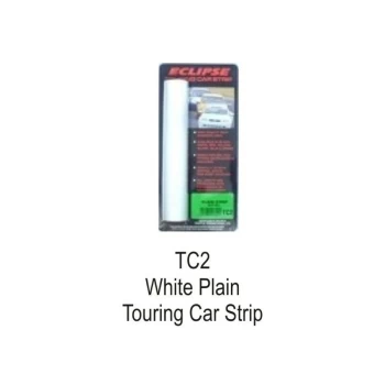 Image of Eclipse Touring Car Sun Strip - White - TC2 - Castle Promotions