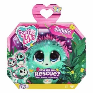 Image of Scruff a Luvs Rescue Pet Surprise Soft Toy - Jungle