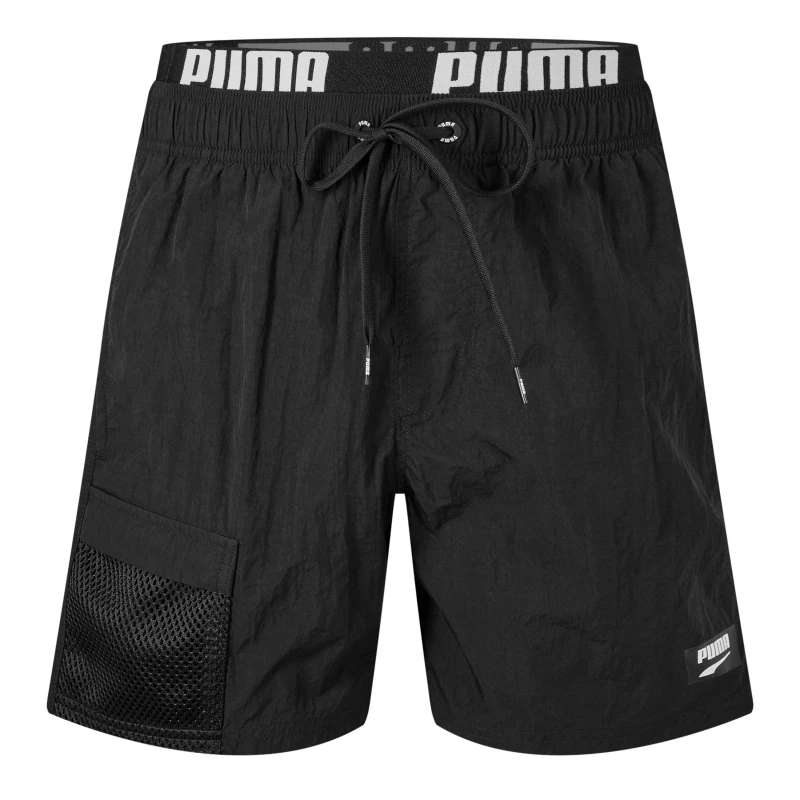 Image of Puma Swim Shorts Mens - Black XS
