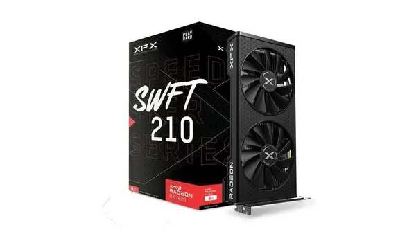 Image of XFX Radeon RX 7600 Speedster SWFT 210 8GB GDDR6 Graphics Card