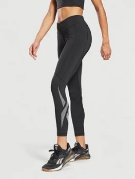 Image of Reebok Workout Logo Tights - Black