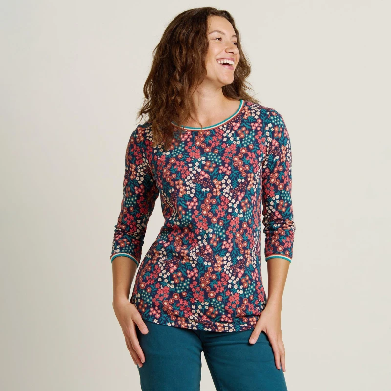 Image of Brakeburn Winter Ditsy Long Sleeve T-Shirt Multi