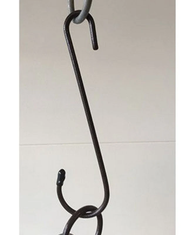 Image of Poppy Forge Handy Hook 8" - Steel - L0.8 X W20.3cm - Bare Metal/ready To Rust