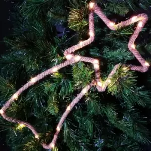 Image of 50cm LED Christmas Shooting Star Light Battery Operated Window Xmas Decoration