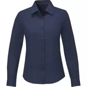 Image of Elevate Womens/Ladies Pollux Shirt (L) (Navy)