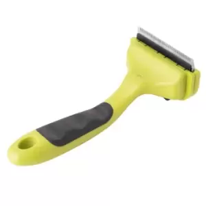 Image of Dog Puppy Cat Pet Deshedding Grooming Brush Groom Hair Fur De-Shedding Rake Tool - Bunty