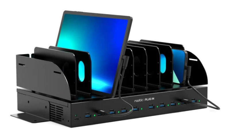 Image of PORT DESIGNS Port Designs 903001 charging station organizer Desktop mounted Metal Black 903001