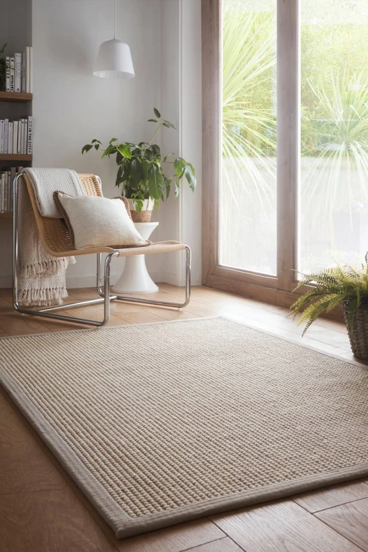 Image of The Very Collection Sisal Boucle Rug Oft Grey WNMSX Unisex 200x290cm