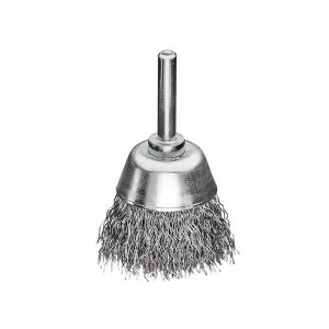 Image of Lessmann Cup Brush with Shank D70mm x H25, 0.30 Steel Wire