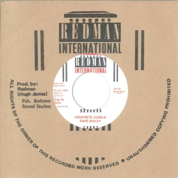 Image of Dave Bailey - Concrete Jungle / Concrete Jungle Version Vinyl