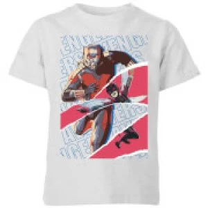 Image of Marvel Avengers AntMan And Wasp Collage Kids T-Shirt - Grey - 7-8 Years