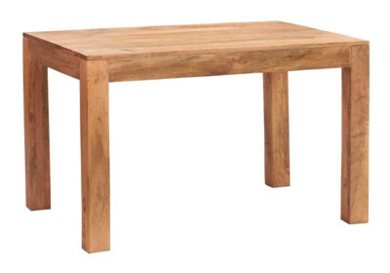 Image of Buttercup Farm Toko Light Mango Small Dining Table - Solid Mango Wood - L80 X W120 X H76 Cm
