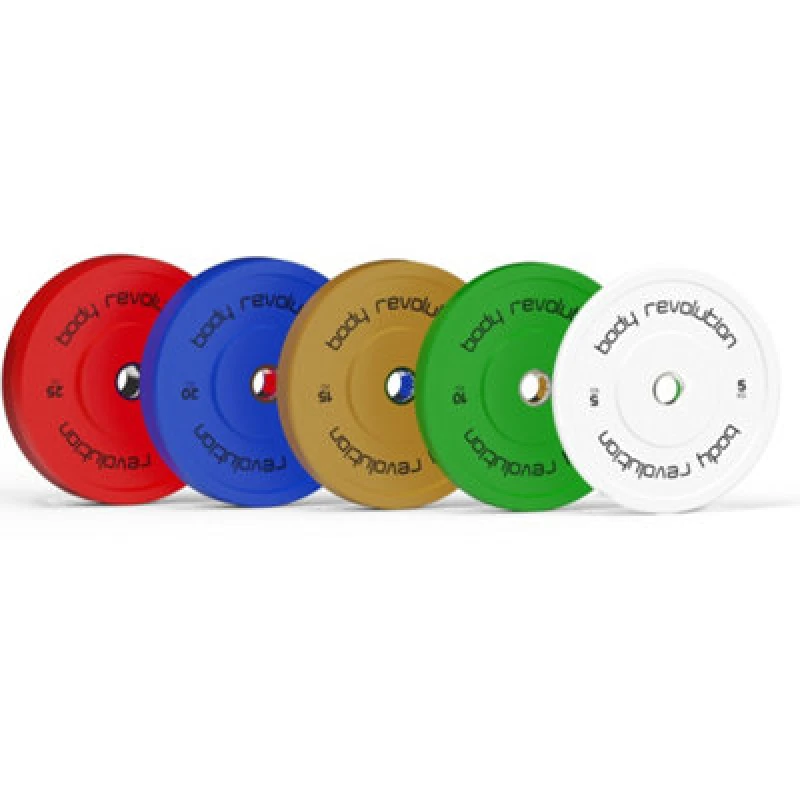 Image of Body Revolution Olympic Bumper Plates - 15 Kg Pair