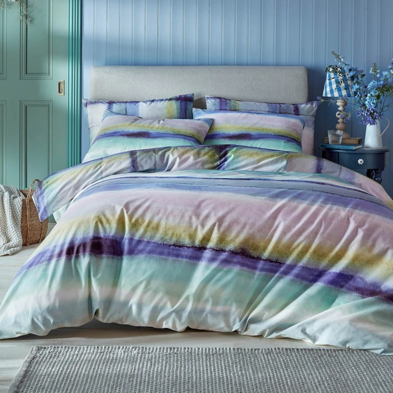 Image of Bluebellgray Hebrides Tartan Duvet Set, Double, Atlantic