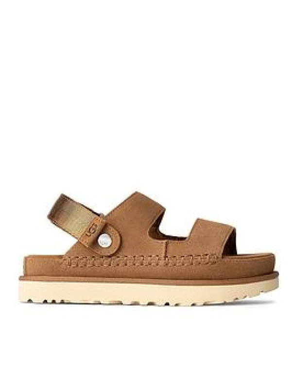 Image of UGG Goldenstar Glide Sandals in Chestnut Chestnut UK 3 (EU 36)