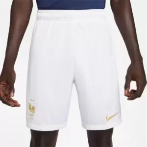 Image of Nike 2022/23 Stadium Home Mens Nike Dri-FIT Soccer Shorts - White