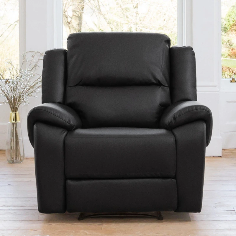 Image of Artemis Home Brookhaven Electric Recliner Armchair in Black Unisex