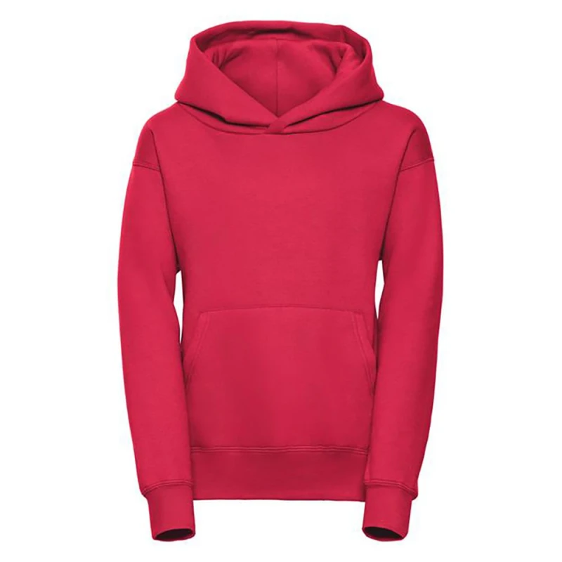 Image of JERZEES Plain Hoodie in Red Size: 3-4 Years Red Unisex 3-4 Years