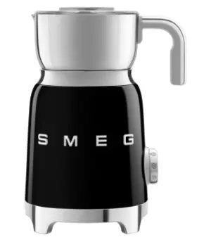 Image of SMEG 600ml 50's Style Retro Milk Frother - Black
