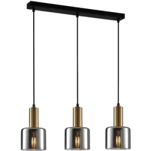 Image of Netlighting Santia Modern 3 Light Bar Pendant Ceiling Light, E27 - ITLPND-65342-