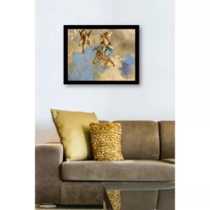 Image of SC0938 Multicolor Decorative Framed MDF Painting