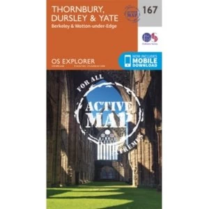 Image of Thornbury, Dursley and Yate by Ordnance Survey (Sheet map, folded, 2015)