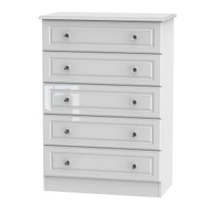 Image of Robert Dyas Berryfield Ready Assembled 5-Drawer Chest