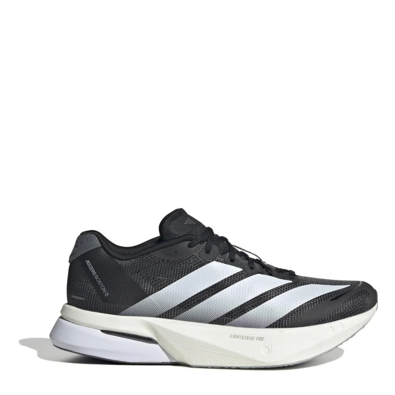 Image of adidas Adizero Boston 13 Road Running Shoes Womens Fast Neutral Road Running Shoes 5 (38) Black 21080603250