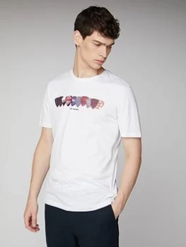 Image of Ben Sherman Plectrums T-Shirt - White Size M Men