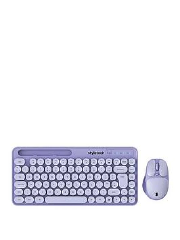 Image of Stealth Stealth Wireless Keyboard Mouse Lavender STY-MK520-LAV
