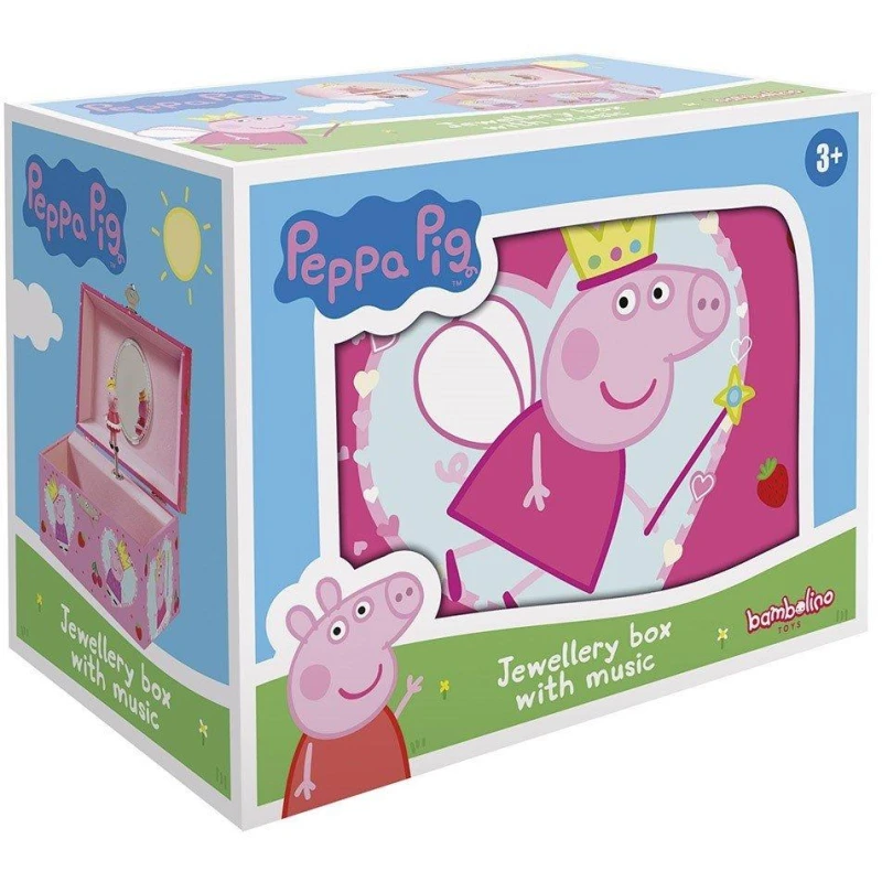 Image of Totum Peppa Pig Musical Jewellery Box, Pink 360112