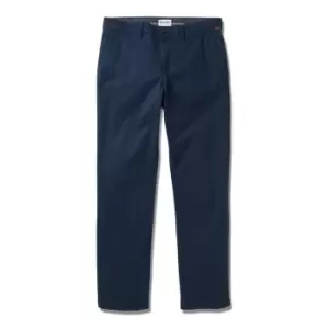 Image of Timberland Stitch Twill Chino Trousers - Blue