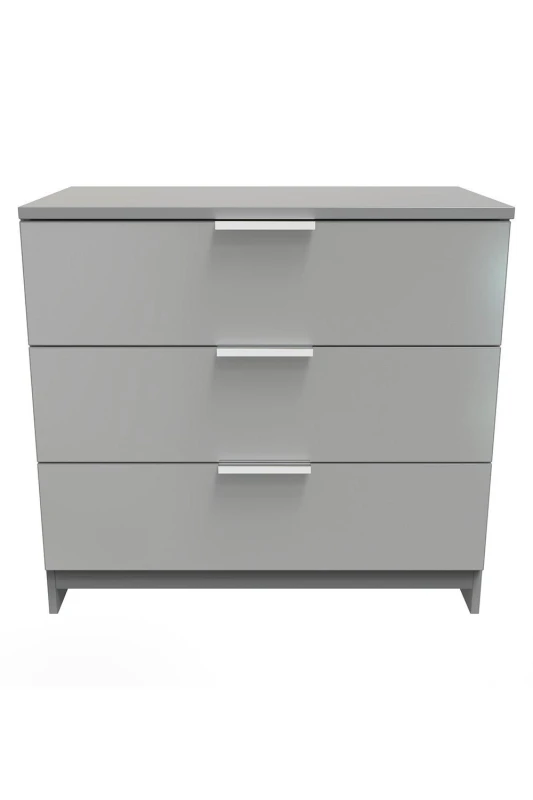 Image of Unbranded|Welcome Alanna 3 Drawer Chest Grey JX03802
