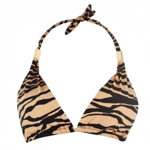Image of Biba Athena Bikini Top - Tiger Print
