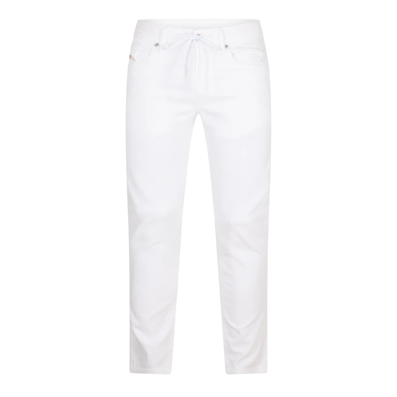 Image of Diesel Mens Straight Leg Jeans White male 32W R