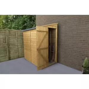Image of Forest Garden 6 x 3ft Shiplap Dip Treated Pent Shed with Assembly
