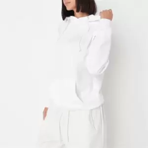 Image of Missguided Tall Basic Oversized Hoodie - White