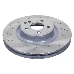 Image of Pair of Brake Discs 44008 by Febi Bilstein Front Axle