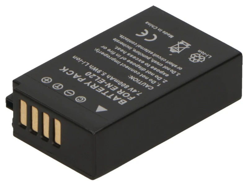 Image of 2-Power Digital Camera Battery 7.4v 800mAh