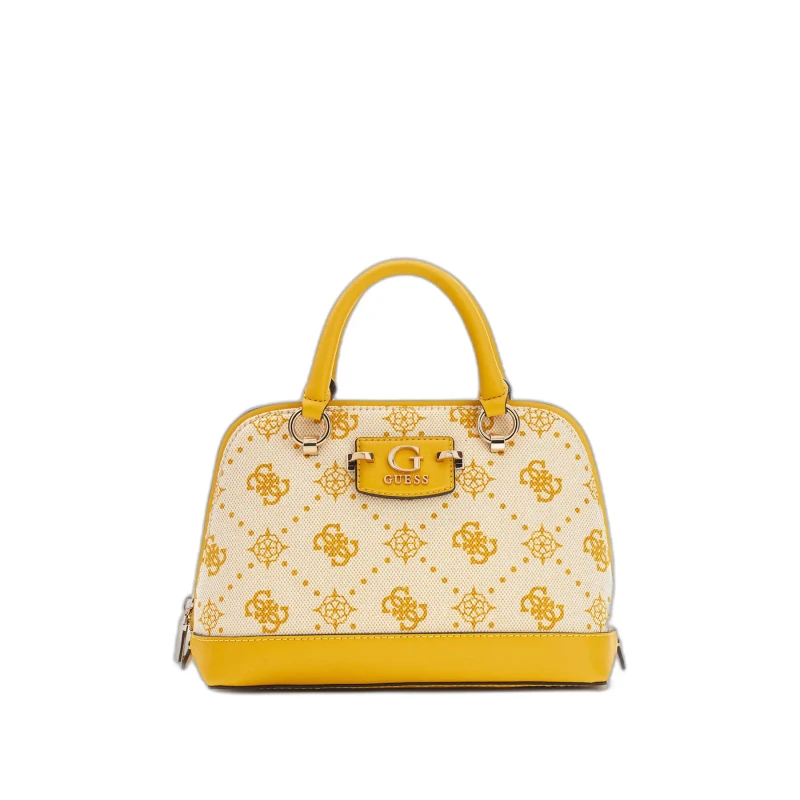 Image of Guess Womens Handbag Guess Neda Dome Jaune Female TU
