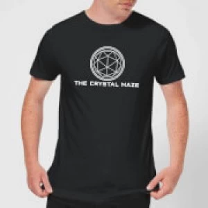 Image of Crystal Maze Logo Mens T-Shirt - Black - S