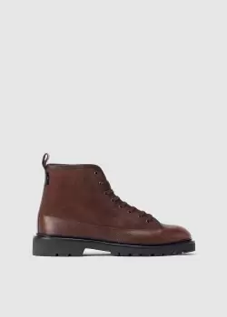 Image of Paul Smith Mens Buhl Boots In Chocolate