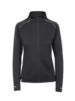 Image of Trespass Evie Full Zip Top, Black Size XS Women