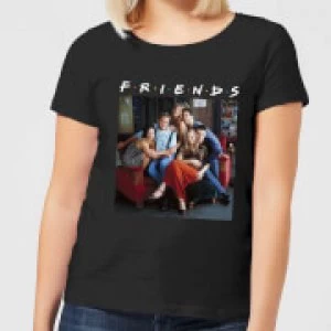 Image of Friends Classic Character Womens T-Shirt - Black - S