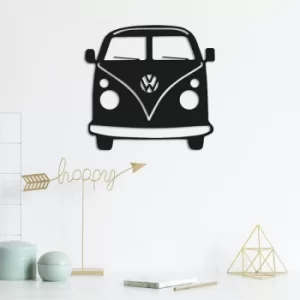 Image of Vosvos Black Decorative Metal Wall Accessory