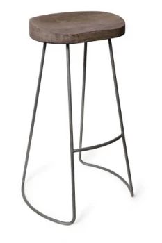 Image of French Connection Roger Bar Stool Silver