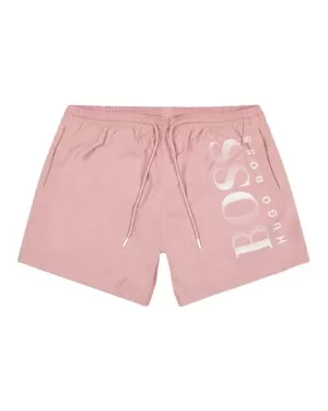 Image of Hugo Boss Octopus Logo Swim Shorts Open Pink Size L Men