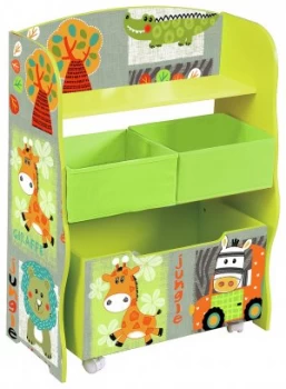 Image of Kid Safari Storage Shelf with Toy Box.